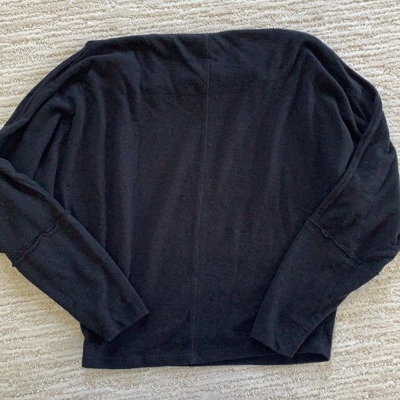 Free people batwing black sweater - Picture 4 of 4